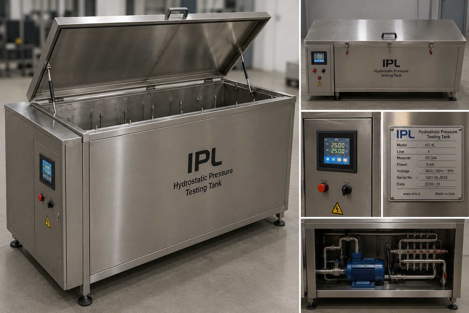 مخزن تست فشار هیدرواستاتیک IPL